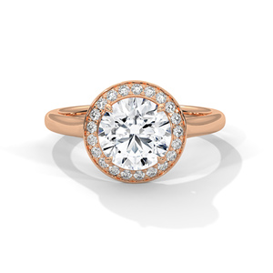แหวนเพชรทองคำ 14K เพชรเพาะเลี้ยงในห้องปฏิบัติการ แหวนทองคำแท้ 18K สำหรับผู้หญิง สไตล์คลาสสิก รับรองโดย IGI แหวนหมั้น แหวนวันครบรอบ - Product Image 3