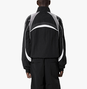 <b>Men's</b> Sets Two Piece Custom Windbreaker Pants and <b>Jacket</b> Set Waterproof <b>Men's</b> Zip up Windbreaker Set - Product Image 5
