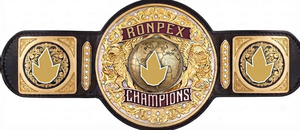 เข็มขัดแชมป์โลกนานาชาติ Ronpex ทำจากทองเหลืองและหนัง ปรับแต่งได้ ใช้ได้ทั้งชายและหญิง หนา 1 ซม. สำหรับผู้ใหญ่ ความยาว 2.2 ม. สำหรับกีฬามวยปล้ำ - Product Image 1