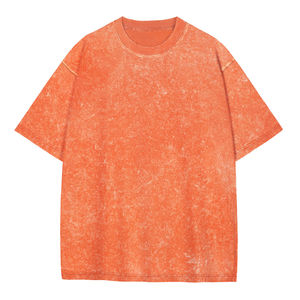 Camisetas Oversize Suaves para Mujer Finch Garment, Ropa de Algodón Personalizada, Camiseta Ajustada para Mujer, Camiseta con Efecto Desgastado y Lavado Ácido - Product Image 1