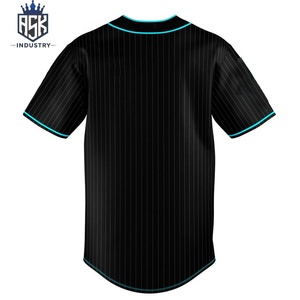Nueva Llegada, Ropa Deportiva para Equipos, Jersey de Béisbol Sublimado Transpirable, Nombre y Número Estampados, Logotipo Cosido, Uniforme 100% Poliéster - Product Image 3