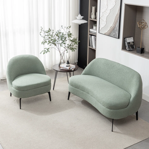 <b>SOFA</b> LOUNGE SET Minimalist from Vietnam Sectional <b>Sofa</b> style High Density Sponge Pillow Back Metal/Wood Living Room & Villa - Product Image 1