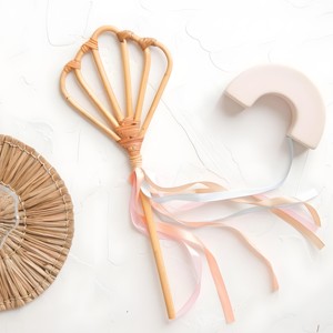 Rattan seashell <b>wands</b> highest quality kids imaginative play toys eco friendly toy <b>princess</b> <b>wand</b> - Product Image 1