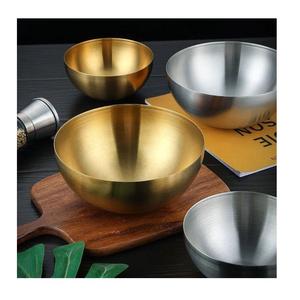 Bol à fruits ou à salade en acier inoxydable de qualité supérieure, ustensile de cuisine facile à nettoyer. - Product Image 5