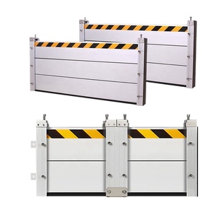 Kit de protection contre les inondations pour portes résidentielles et devantures de magasins, barrière anti-inondation portable en aluminium - Product Image 1