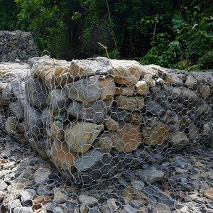 Chất lượng cao đá Lồng Lưới mạ kẽm lưới gabion giỏ cho sông bảo vệ gabion giỏ - Product Image 5