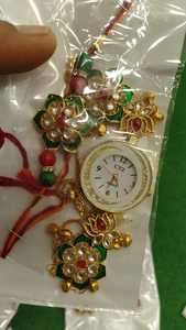 Premium Quality Rakhi Combo Kashmiri Watch With Rakhi Beautiful Elegant Design Rakhi For Raksha Bandhan Rakhi Gift For <b>Sister</b> - Product Image 3