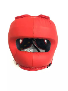 Conjunto de Boxeo de Cuero Vacuno Genuino de Alta Calidad, Color Rojo, Conjuntos de Boxeo Originales de Cuero Genuino - Product Image 2