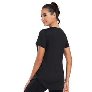 Camiseta informal de estilo sencillo para mujer, camiseta básica suave con cuello redondo para mujer, camiseta de moda urbana de gran tamaño para mujer - Product Image 4