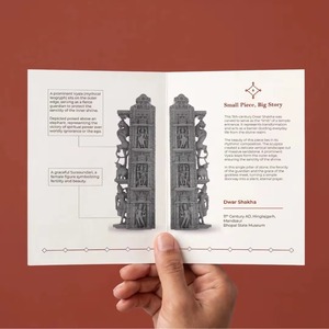 Escultura del Templo Dwar Shakha |   Réplica de Arte Arquitectónico Indio Medieval - Product Image 3
