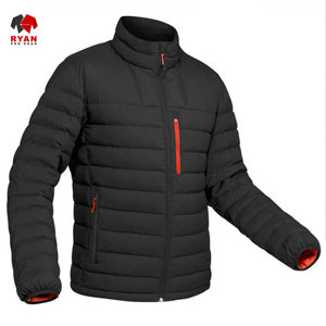 แจ็คเก็ตพัฟเฟอร์ดีไซน์สั่งทำพิเศษสำหรับผู้ชาย ยี่ห้อ Ryan Pro Gear พร้อมโลโก้สั่งทำพิเศษ ดีไซน์ ODM คอตั้ง - Product Image 4