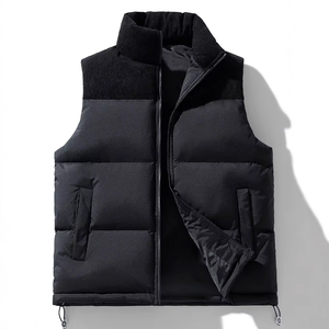 Gilet matelassé léger en duvet et coton pour homme – Idéal pour le quotidien en hiver - Product Image 4