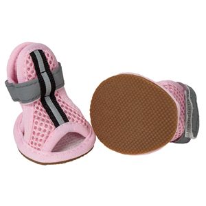 Set di 4 sandali per animali domestici in Mesh di supporto sportivo scarpe comode ed eleganti abbigliamento per animali domestici - Product Image 6