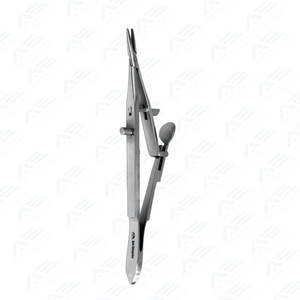 คีมจับเข็มสำหรับการผ่าตัดขนาดเล็กเครื่องมือสำหรับการผ่าตัดแบบตรงที่ยึดเข็มคาลต์สแตนเลส - Product Image 1