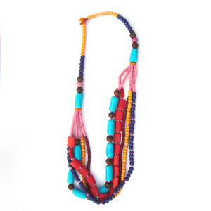 Collar de Cuentas de Hueso Hecho a Mano de Primera Calidad, con Forma de Corazón, Joyería Étnica Moderna para Mujer, Ideal para Bodas y Fiestas, al Mejor Precio al por Mayor, Hinduismo - Product Image 2
