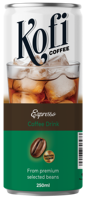 Café Instantáneo Kofi Premium de Alta Calidad, 250 ml, Sabor a Crema de Chocolate, Venta al por Mayor, Sabor Dulce, Marca Privada, Muestra Gratis, Precio Bajo