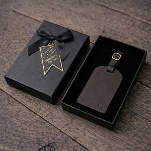 ป้ายแท็กกระเป๋าเดินทางหนังแท้แบบกำหนดเอง ป้ายชื่อเดินทาง ป้ายปิดบังข้อมูลส่วนตัว ป้ายติดกระเป๋าเดินทาง ของขวัญส่วนบุคคล LMP-0185 - Product Image 5