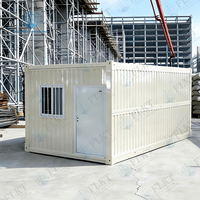 Maison conteneur pliable FLKT, maison mobile, construction modulaire en forme de X, installation rapide sur chantier, montage facile, portable, personnalisable, CE/ISO OEM