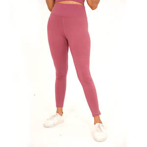 Leggings de Yoga para Mujer, Cintura Media, Transpirables, Tejidos, Sin Costuras, Elásticos, Ropa Deportiva para el Mercado Estadounidense - Product Image 1