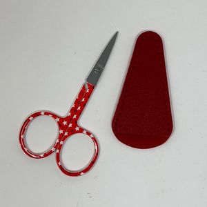 <b>Scissors</b> PATRIOTIC Leather Sheath Knitting Notions Gift for Knitter Embroidery <b>Scissors</b> Crochet <b>Sewing</b> Needlepoint <b>Scissors</b> - Product Image 3