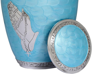 Urnas funerarias de latón de nuevo diseño, urnas hechas a mano para hombres y mujeres, urnas decorativas. - Product Image 6