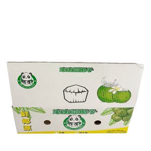 กล่องกระดาษลูกฟูก 3 ชั้น รีไซเคิล สำหรับใส่โคโคนัทอ่อน  รักษ์โลก พิมพ์โลโก้ตามสั่งด้วยระบบเฟล็กโซกราฟฟิก - Product Image 5