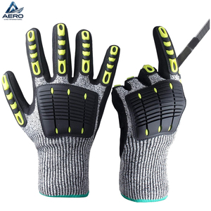 Gants de sécurité résistants aux chocs, avec protection des jointures en TPR et grip antidérapant, résistants aux coupures, pour travaux industriels - Product Image 1