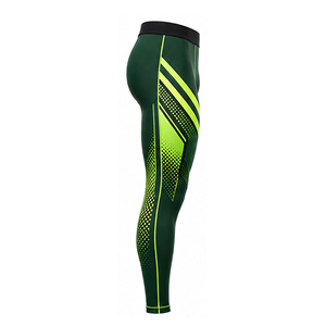 Leggings de compression pour hommes, personnalisables, à séchage rapide, respirants et extensibles, pour la course, l'entraînement et le sport, vente en gros OEM - Product Image 5