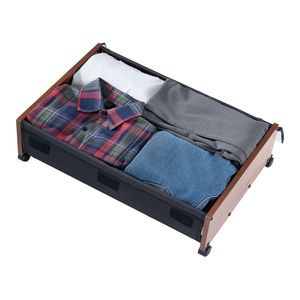 Contenitori con Ruote Bloccabili per Organizzazione Sottoletto 25.6 X 18.1 X 7.1 Pollici, Organizer per Scarpe - Product Image 2