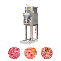 Machine à découper la viande de haute précision, trancheuse à viande à uniformité élevée, utilisée pour couper les bandes de poulet