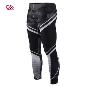 Pantalones de Compresión para Hombre 2026, de Secado Rápido, Antibacterianos, Transpirables, de Alta Calidad, para MMA, Cintura Elástica, Personalizables - Product Image 1