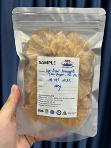 Ananas séché doux naturel Origine du Vietnam Sans sucre et SO2 Ajouté Étiquette Propre Snack pour les acheteurs mondiaux - Product Image 3
