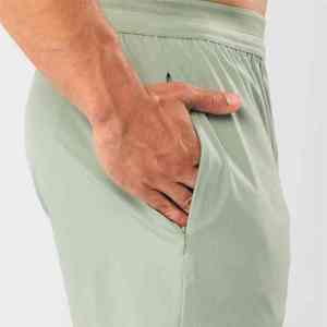 Pantalones Cortos Vaqueros Casuales Unisex Vintage Más Vendidos, 100% Poliéster, Secado Rápido, Transpirables, Cintura Media, Diseño Sólido, Logotipo Frontal - Product Image 3