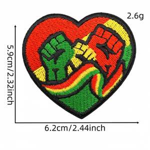 Écusson brodé personnalisé de haute qualité à thermocoller pour vêtements de mode, chapeaux, jeans, vestes, vente en gros directe usine - Product Image 1