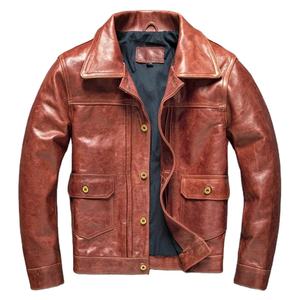 Vestes en cuir pour hommes en gros, en toile, pour moto, imperméables, coupe-vent, style streetwear, couleurs personnalisées disponibles, meilleur choix - Product Image 1