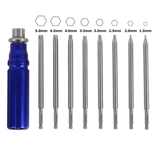 ชุดไขควงกระดูกสำหรับศัลยกรรมกระดูกของ Azicon พร้อมด้ามจับแบบ Quick Coupling หัว Hex Torx Star ไขควงแบบมีรูตรงกลางสำหรับสกรู  เครื่องมือผ่าตัด - Product Image 1