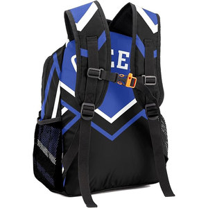 Factory Direct Sublimated Girl's University School Cheer And Dance Glitter Cheer <b>Backpack</b> <b>Cheerleading</b> Casual Sports Bags - Product Image 4