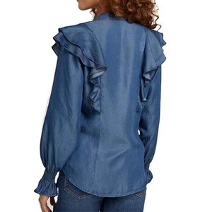 Top de Mezclilla para Mujer: Silueta Elegante y Refinada, Sensación Ligera, Comodidad Superior, Atractivo Distintivo - Product Image 2