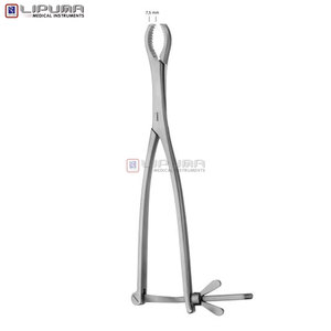 Hey Groves Instruments chirurgicaux orthopédiques en acier inoxydable de qualité supérieure, pointe de 7,5 mm, 270 mm (10 3/4 pouces), forceps manuel pour maintien osseux, usage médical - Product Image 2