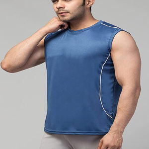 Camiseta sin mangas de estilo casual para hombre, transpirable, para gimnasio, fitness, culturismo y yoga, tejido de punto, en oferta. - Product Image 4