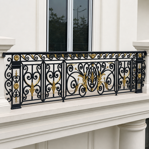 Premium custom forged <b>iron</b> balcony railing options designed to increase home value with artistic detail and top-tier security. - Product Image 4