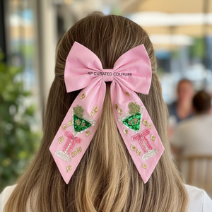 Accesorio para el cabello de novia con diseño de lazo y cuentas, estilo moderno. Accesorios a juego con temática nupcial para amigas, tendencia actual. - Product Image 5