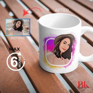 Mug à café en céramique blanc de 11 oz pour sublimation, tasse personnalisée avec photo, mug avec logo personnalisé, cadeau pour le bureau et la maison - Product Image 3