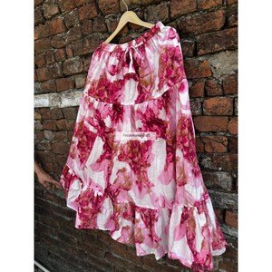 Wholesale Cotton <b>Skirt</b> Handmade Summer Long <b>Skirt</b> Dress Beach Maxi Style <b>Skirt</b> Floral Print Long <b>Skirt</b> Women's Casual <b>Skirt</b> - Product Image 5