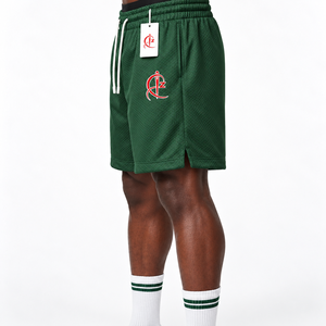 Shorts de basketball en toile personnalisés pour hommes – Respirants, athlétiques, pour la gym, l'entraînement sportif, séchage rapide, fitness, décontractés et unis - Product Image 3