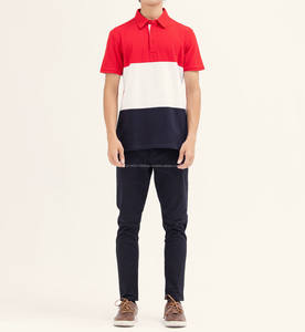 Camisa de poliéster ajustada en blanco, camiseta de secado rápido con cuello redondo para correr y Fitness, camiseta Polo de Cuello clásico para hombre, camisa transpirable - Product Image 2