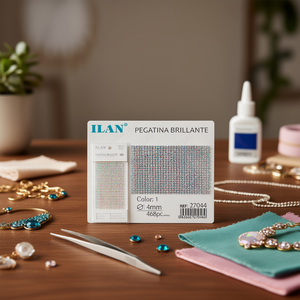 Ilan Adesivi Brillanti 4mm Colore 1 468pz Strass - Product Image 3