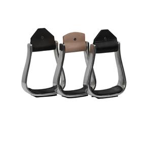 Estribos de Aluminio Premium con Cuero y Almohadillas de Goma Antideslizantes, Diseño Ecuestre Clásico y Ligero para Entrenamiento de Equitación, Venta al Por Mayor - Product Image 3