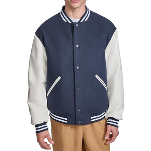 เสื้อแจ็คเก็ตเบสบอลแบบสั่งทำพิเศษสำหรับผู้ชาย รุ่น Voristy - Product Image 1