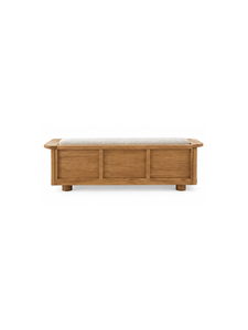 Canapé de jardin scandinave à deux places avec structure en bois et coussins en tissu gris, mobilier d'extérieur au design durable - Product Image 4